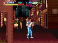 une photo d'Ã©cran de Final Fight sur Nintendo Super Nes